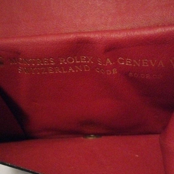 ROLEX red leather Bi-Fold Wallet - Picture 13 of 13